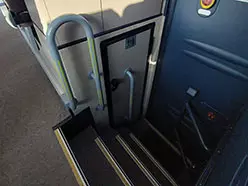 Toilette im Cityliner-Bus